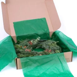 Christmas Greenery VAN ZYVERDEN 24 In. Live Fresh Cut Pacific Northwest Cinnamon Spice Christmas Wreath -Christmas Lights Sales van zyverden christmas wreaths 87406 44 1000