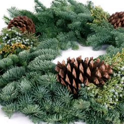 Christmas Greenery VAN ZYVERDEN 24 In. Live Fresh Cut Pacific Northwest Mixed Christmas Wreath Pine Cone Decorated 10 Christmas Greenery VAN ZYVERDEN 24 In. Live Fresh Cut Pacific Northwest Mixed Christmas Wreath Pine Cone Decorated -Christmas Lights Sales van zyverden christmas wreaths 87435 4f 1000