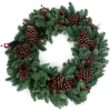 Christmas Greenery VAN ZYVERDEN 24 In. Live Fresh Cut Pacific Northwest Berry Fresh Christmas Wreath Decorated -Christmas Lights Sales van zyverden christmas wreaths 87438 64 1000
