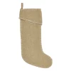 Indoor Christmas Decorations VHC Brands 20 In. Cotton Natural Nowell Farmhouse Christmas Decor Stocking -Christmas Lights Sales vhc brands christmas stockings 28822 64 1000
