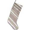 Indoor Christmas Decorations VHC Brands 20 In. Viscose/Polyester Allura Dove Grey Glam Christmas Decor Stocking -Christmas Lights Sales vhc brands christmas stockings 31977 64 1000