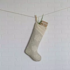 Indoor Christmas Decorations VHC Brands 20 In. Cotton/Metallic Thread Ingrid Ash Grey Farmhouse Christmas Decor Stocking 7 Indoor Christmas Decorations VHC Brands 20 In. Cotton/Metallic Thread Ingrid Ash Grey Farmhouse Christmas Decor Stocking -Christmas Lights Sales vhc brands christmas stockings 32016 31 1000