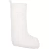 Indoor Christmas Decorations VHC Brands 20 In. Cotton Ivory Velvet Holiday Traditional Christmas Decor Stocking -Christmas Lights Sales vhc brands christmas stockings 38627 64 1000
