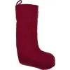 Indoor Christmas Decorations VHC Brands 20 In. Red Felt Christmas Traditional Decor Stocking -Christmas Lights Sales vhc brands christmas stockings 38640 64 1000