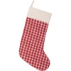 Indoor Christmas Decorations VHC Brands 20 In. Cotton Red Plaid Christmas Farmhouse Decor Stocking -Christmas Lights Sales vhc brands christmas stockings 42595 64 1000