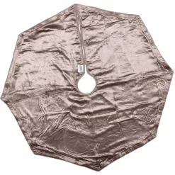 Christmas Tree Decorations VHC Brands 48 In. Allura Dove Grey Glam Christmas Decor Tree Skirt -Christmas Lights Sales vhc brands christmas tree skirts collars 31979 c3 1000