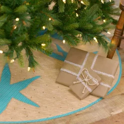 Christmas Tree Decorations VHC Brands 55 In. Nerine Robin Egg Blue Coastal Christmas Decor Tree Skirt 7 Christmas Tree Decorations VHC Brands 55 In. Nerine Robin Egg Blue Coastal Christmas Decor Tree Skirt -Christmas Lights Sales vhc brands christmas tree skirts collars 32043 31 1000