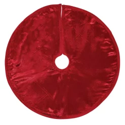 Christmas Tree Decorations VHC Brands 21 In. Tristan Cherry Red Traditional Christmas Decor Mini Tree Skirt -Christmas Lights Sales vhc brands christmas tree skirts collars 32083 c3 1000