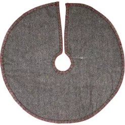 Christmas Tree Decorations VHC Brands 21 In. Anderson Cherry Red Rustic Christmas Decor Plaid Mini Tree Skirt -Christmas Lights Sales vhc brands christmas tree skirts collars 32219 c3 1000