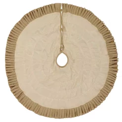 Christmas Tree Decorations VHC Brands 48 In. Natural Festive Burlap Farmhouse Christmas Decor Ruffled Tree Skirt 6 Christmas Tree Decorations VHC Brands 48 In. Natural Festive Burlap Farmhouse Christmas Decor Ruffled Tree Skirt -Christmas Lights Sales vhc brands christmas tree skirts collars 32253 c3 1000