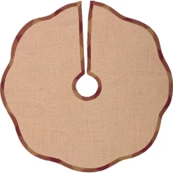 Christmas Tree Decorations VHC Brands 21 In. Burgundy Check Red Primitive Christmas Decor Scalloped Tree Skirt 7 Christmas Tree Decorations VHC Brands 21 In. Burgundy Check Red Primitive Christmas Decor Scalloped Tree Skirt -Christmas Lights Sales vhc brands christmas tree skirts collars 42380 c3 1000