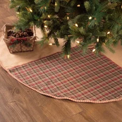 Christmas Tree Decorations VHC Brands 55 In. Clement Natural Tan Rustic Christmas Decor Tree Skirt -Christmas Lights Sales vhc brands christmas tree skirts collars 42436 31 1000