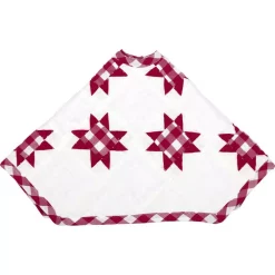 Christmas Tree Decorations VHC Brands 21 In. Red Emmie Farmhouse Christmas Decor Patchwork Tree Skirt -Christmas Lights Sales vhc brands christmas tree skirts collars 42506 4f 1000