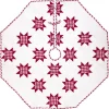 Christmas Tree Decorations VHC Brands 60 In. Red Emmie Farmhouse Christmas Decor Patchwork Tree Skirt -Christmas Lights Sales vhc brands christmas tree skirts collars 42509 64 1000