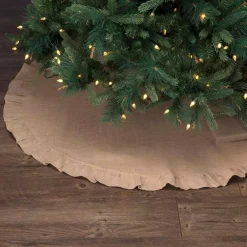Christmas Tree Decorations VHC Brands 48 In. Jute Burlap Natural Tan Holiday Rustic And Lodge Decor Tree Skirt 7 Christmas Tree Decorations VHC Brands 48 In. Jute Burlap Natural Tan Holiday Rustic And Lodge Decor Tree Skirt -Christmas Lights Sales vhc brands christmas tree skirts collars 42556 31 1000