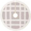 Christmas Tree Decorations VHC Brands 21 In. Grey Margot Farmhouse Christmas Decor Tree Skirt -Christmas Lights Sales vhc brands christmas tree skirts collars 42571 64 1000