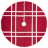 Christmas Tree Decorations VHC Brands 60 In. Red Margot Farmhouse Christmas Decor Tree Skirt -Christmas Lights Sales vhc brands christmas tree skirts collars 42582 64 1000