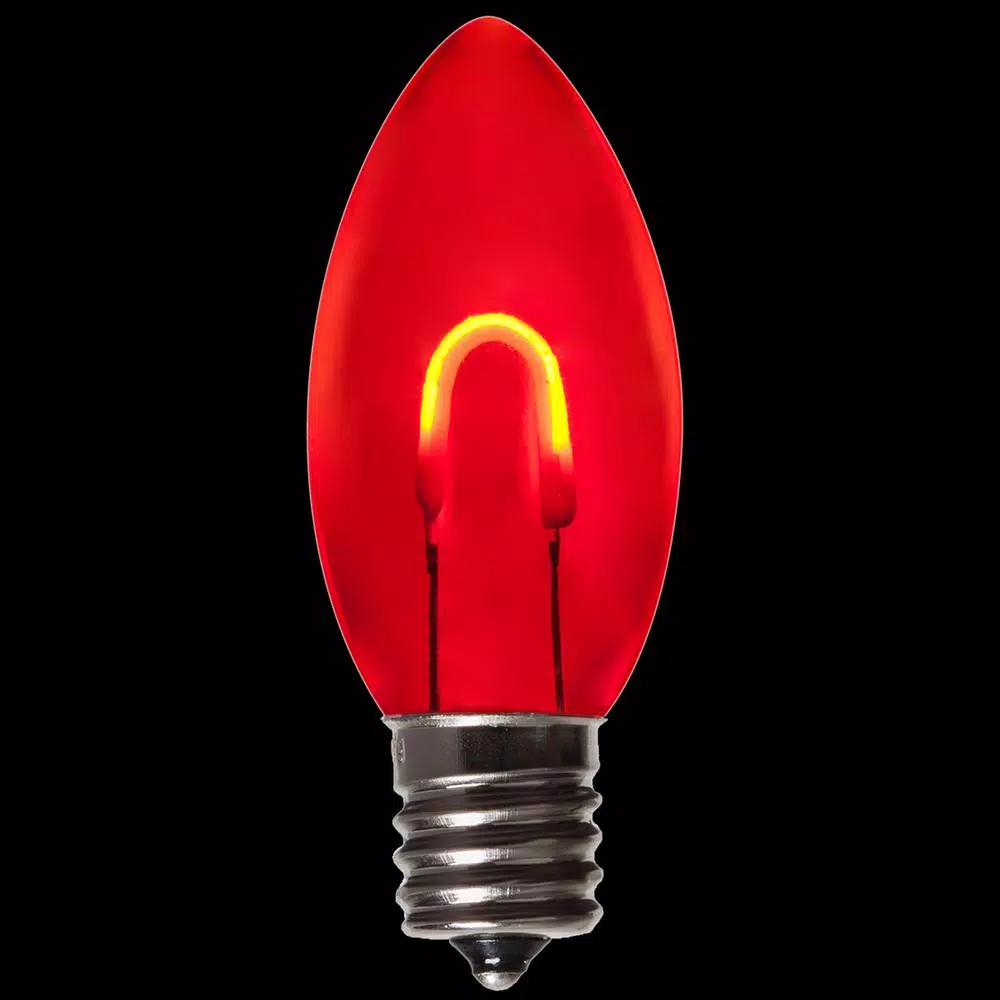 Christmas Lights Wintergreen Lighting FlexFilament C9 LED Shatterproof Red Vintage Edison Christmas Light Bulbs (5-Pack) 3 Christmas Lights Wintergreen Lighting FlexFilament C9 LED Shatterproof Red Vintage Edison Christmas Light Bulbs (5-Pack)