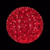 Christmas Lights Wintergreen Lighting 6 In. 70-Light LED Red Decorative Starlight Sphere