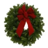 Christmas Greenery Worcester Wreath 16 In. Balsam Fresh Mini Wreaths And Red Velvet Bow (4-Set) : Multiple Ship Weeks Available -Christmas Lights Sales worcester wreath christmas wreaths 04mini wreath 2 64 1000