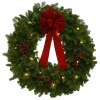 Christmas Greenery Worcester Wreath 30 In. Balsam Fir Pre-Lit Classic Fresh Wreath : Multiple Ship Weeks Available -Christmas Lights Sales worcester wreath christmas wreaths lit 30cl wr 2 64 1000