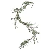 Christmas Greenery Worth Imports 4.25 Ft. Green Leaves And White Berries Garland -Christmas Lights Sales worth imports christmas garland 7174 64 1000