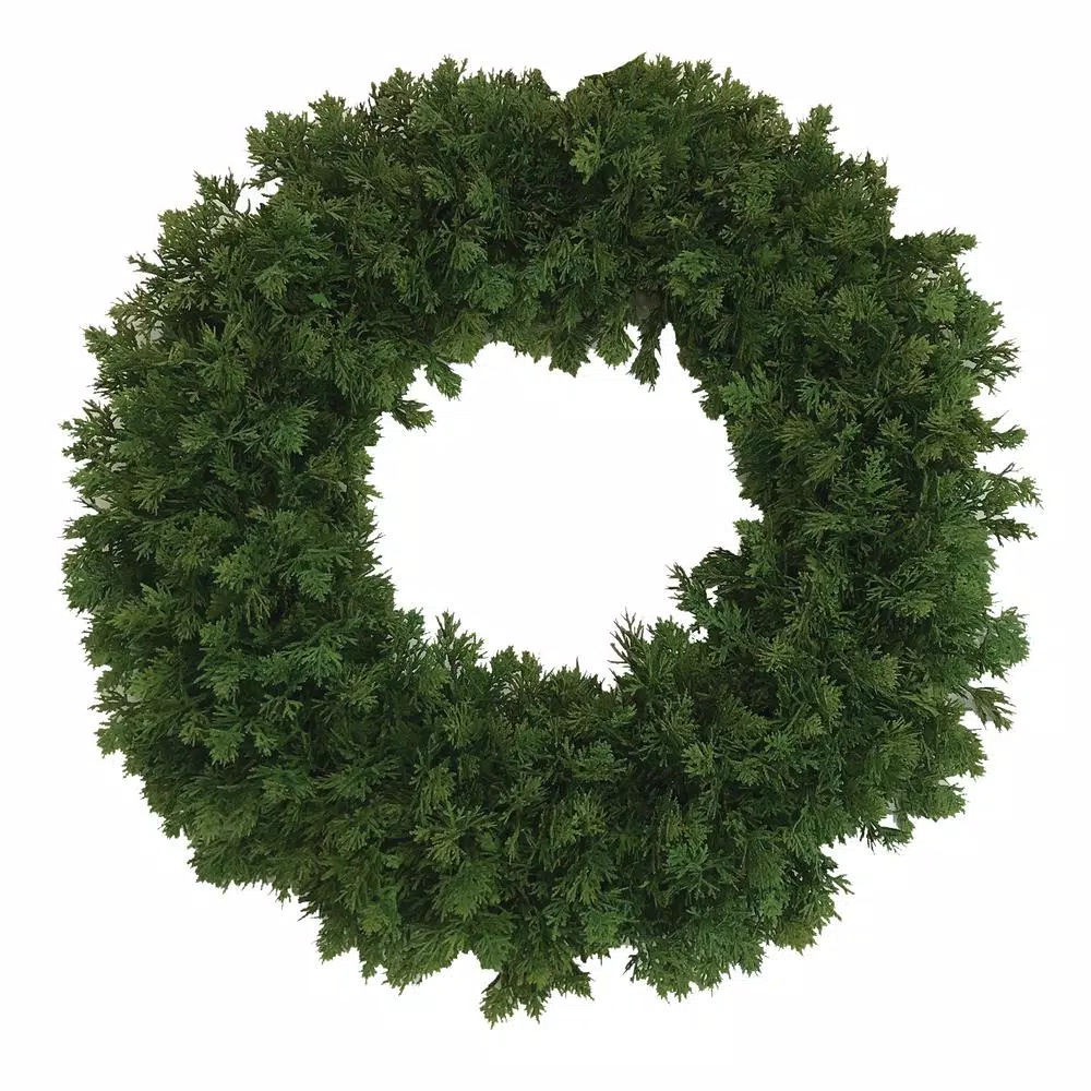 Christmas Greenery Worth Imports 24 In. Juniper Wreath 3 Christmas Greenery Worth Imports 24 In. Juniper Wreath