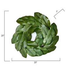 Christmas Greenery Worth Imports 20 In. Magnolia Leaf Wreath -Christmas Lights Sales worth imports christmas wreaths 7912 c3 1000