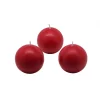 Indoor Christmas Decorations Zest Candle 2 In. Red Ball Candles (Box Of 12)