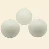 Indoor Christmas Decorations Zest Candle 3 In. White Ball Candles (6-Box) -Christmas Lights Sales zest candle christmas candles holders cbz 014 64 1000