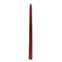Indoor Christmas Decorations Zest Candle 12 In. Burgundy Taper Candles (12-Set) -Christmas Lights Sales zest candle christmas candles holders cez 073 c3 1000