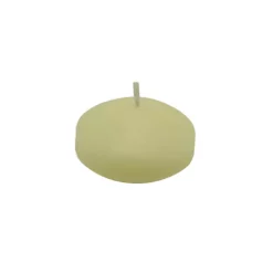 Indoor Christmas Decorations Zest Candle 1.75 In. Ivory Floating Candles (Box Of 24)