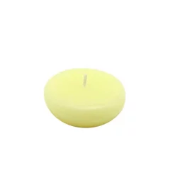 Indoor Christmas Decorations Zest Candle 2.25 In. Ivory Floating Candles (Box Of 24)