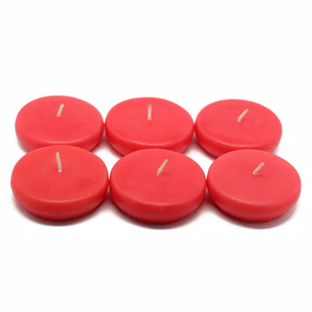 Indoor Christmas Decorations Zest Candle 2.25 In. Ruby Red Floating Candles (Box Of 24) 4 Indoor Christmas Decorations Zest Candle 2.25 In. Ruby Red Floating Candles (Box Of 24) - Image 2