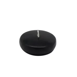 Indoor Christmas Decorations Zest Candle 2.25 In. Black Floating Candles (Box Of 24)