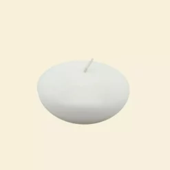 Indoor Christmas Decorations Zest Candle 3 In. White Floating Candles (Box Of 12)