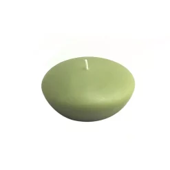 Indoor Christmas Decorations Zest Candle 3 In. Sage Green Floating Candles (Box Of 12)