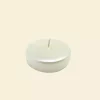 Indoor Christmas Decorations Zest Candle 2.25 In. Pearl White Floating Candles (Box Of 24)
