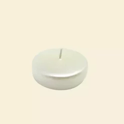 Indoor Christmas Decorations Zest Candle 2.25 In. Pearl White Floating Candles (Box Of 24)
