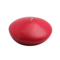 Indoor Christmas Decorations Zest Candle 4 In. Red Floating Candles (Box Of 3)
