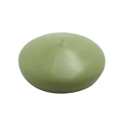 Indoor Christmas Decorations Zest Candle 4 In. Sage Green Floating Candles (Box Of 3)