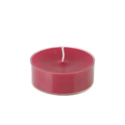 Indoor Christmas Decorations Zest Candle 2.25 In. Red Mega Oversized Tealights (12-Box)